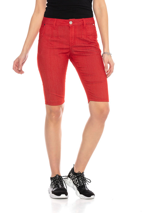 Wk167 Capri rojo para mujer