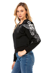 WL281 women knitting sweaters with trendy print