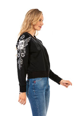 WL281 women knitting sweaters with trendy print