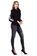 WL184 Sudadera Estilo Old School para Mujer