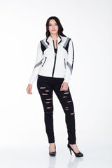 WL113 Felpa donna con zip