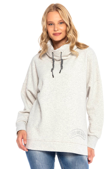 WL248 Sudadera de cuello alto para mujer