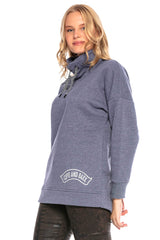 WL248 Sudadera de cuello alto para mujer