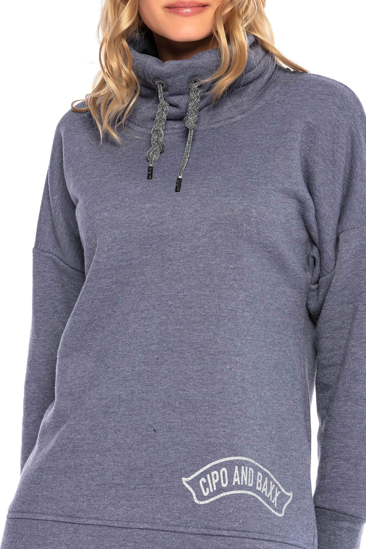 WL248 Sudadera de cuello alto para mujer