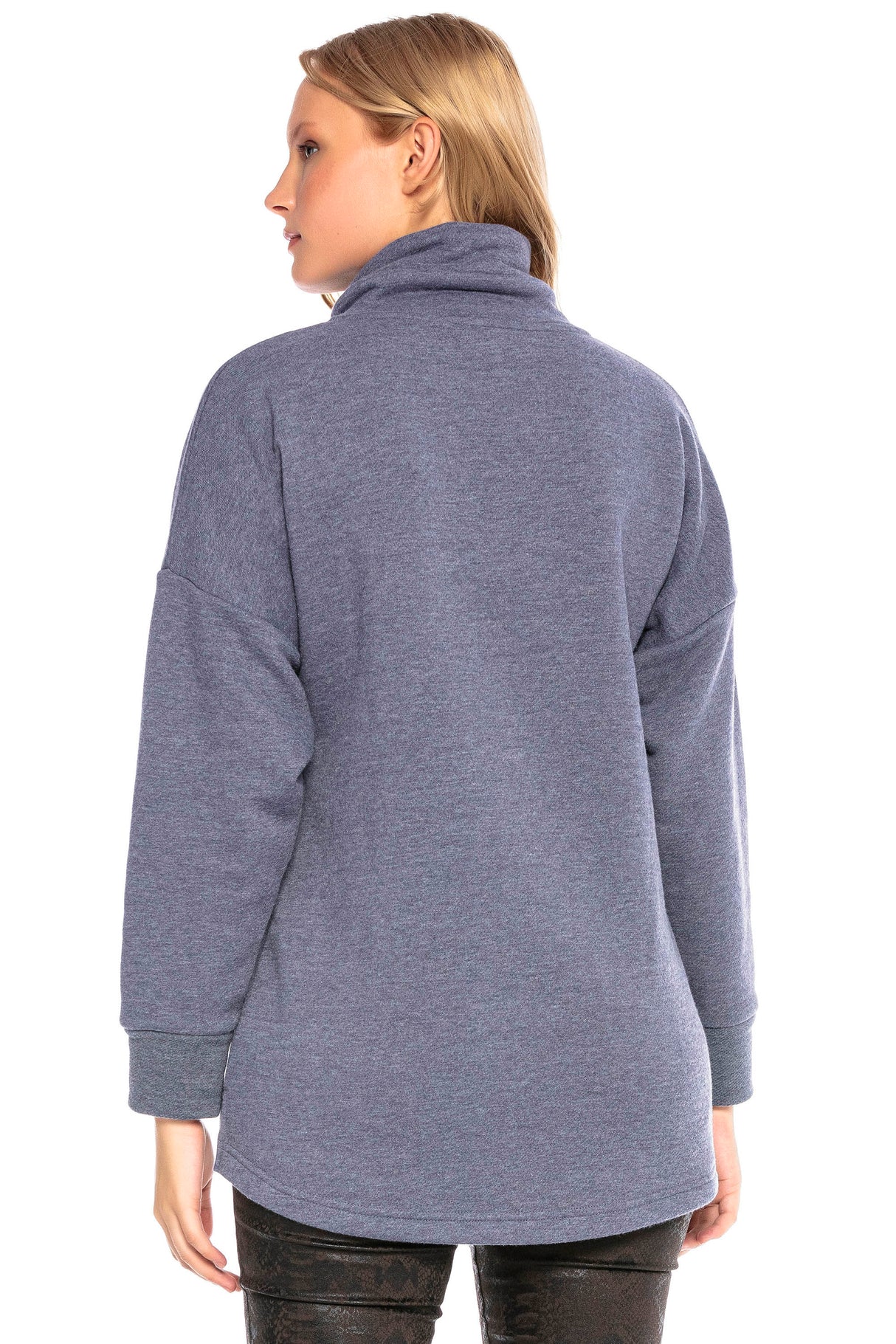 WL248 Sudadera de cuello alto para mujer