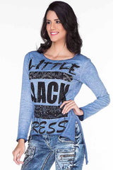 WL170 bluzka damska z kamieniami