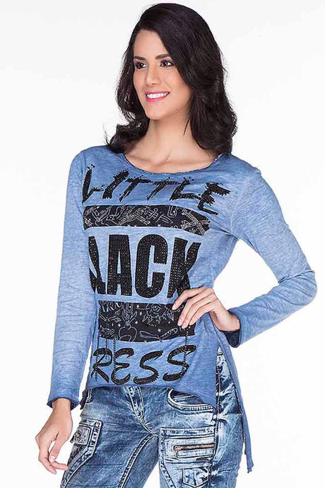 WL170 bluzka damska z kamieniami