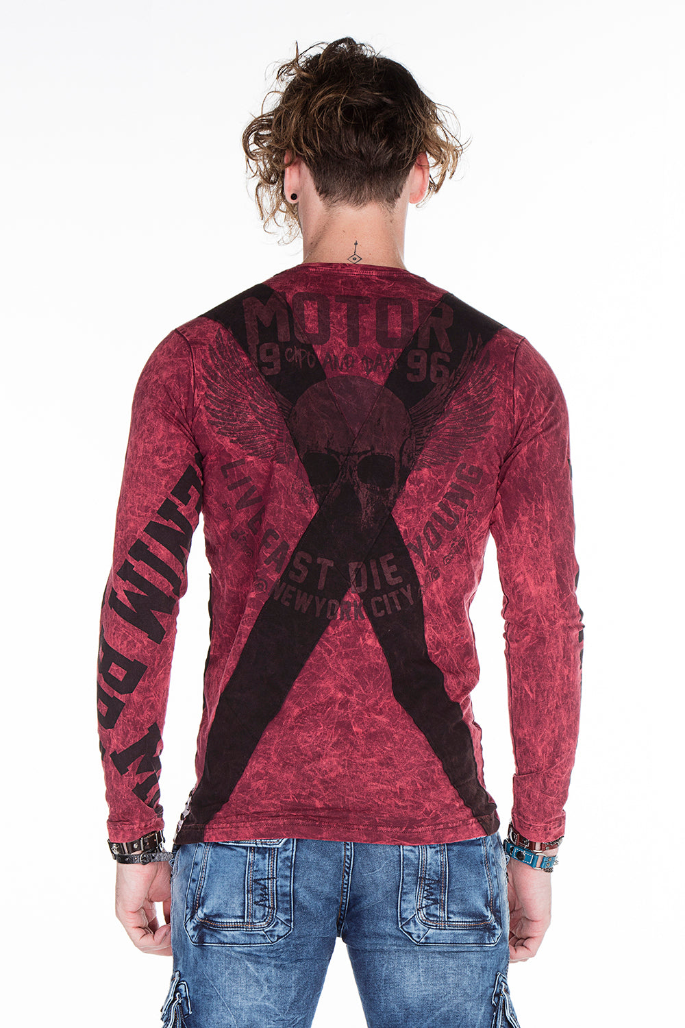 CL254 bluza męska z nadrukiem