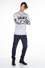 CL254 bluza męska z nadrukiem