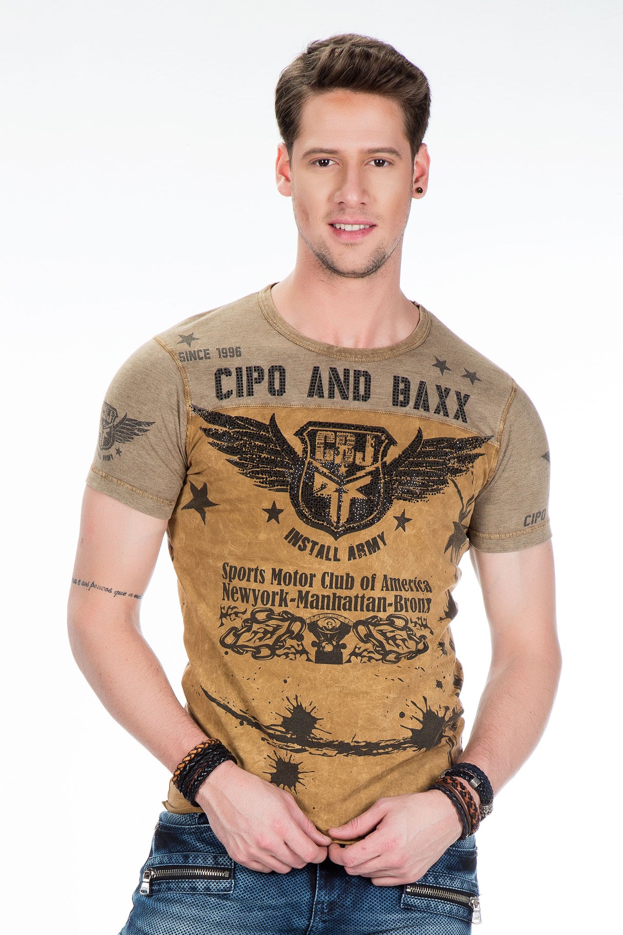 CT284 Camiseta Estampada para Hombre