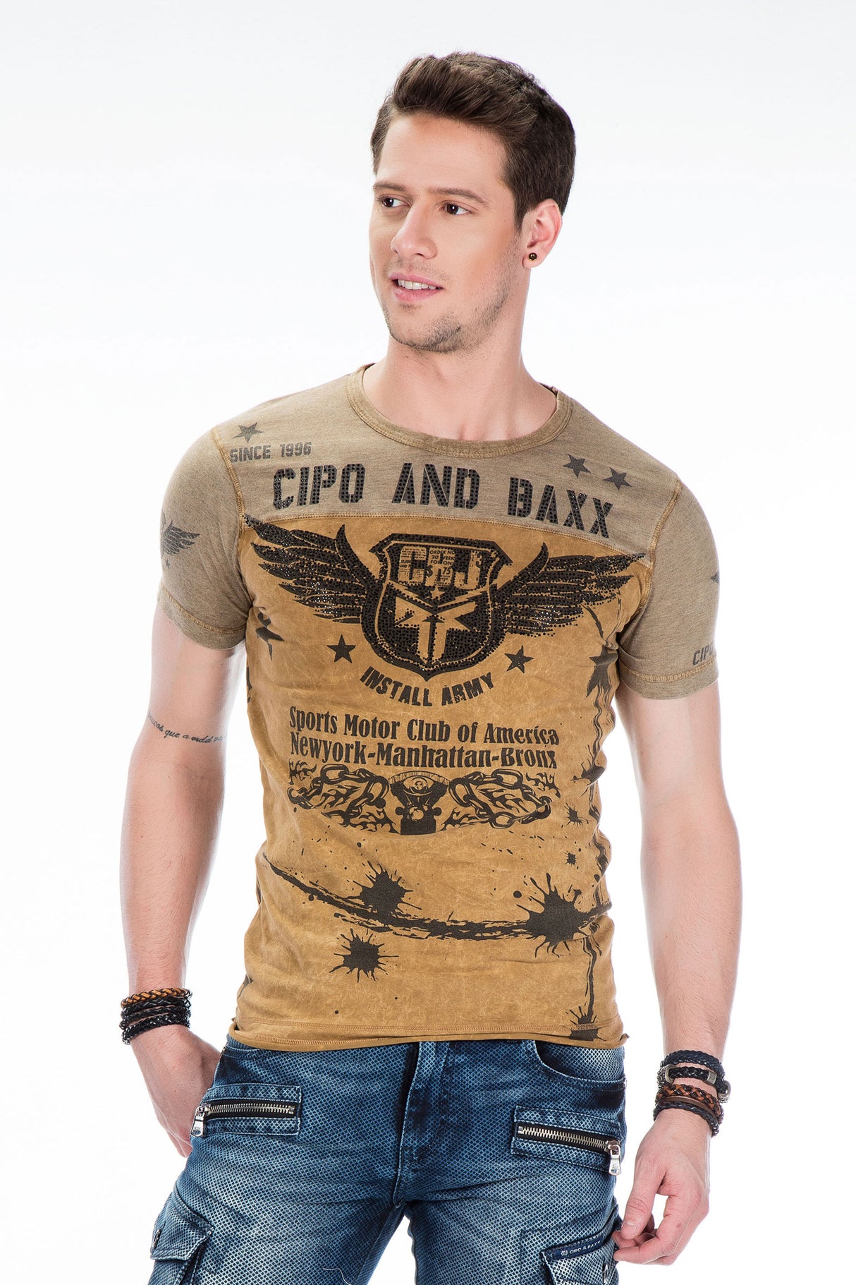 CT284 Camiseta Estampada para Hombre