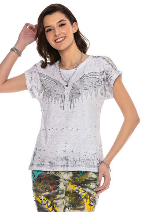 WT310 T-shirt da Donna dal Design Moderno