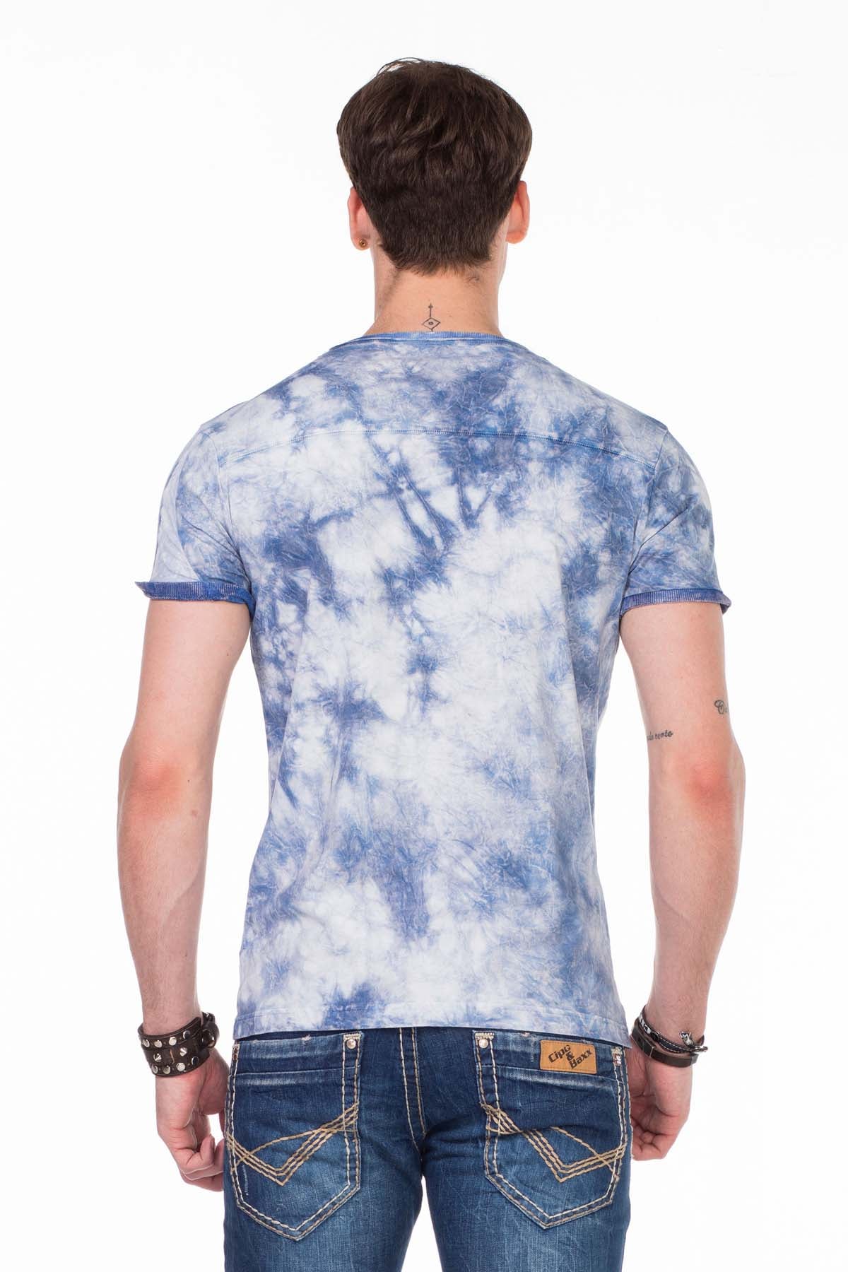  CT248 Camiseta batik para hombres