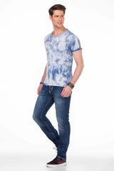  CT248 Camiseta batik para hombres