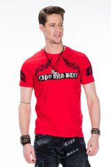 CT379 T-shirt da Uomo dal Taglio Slim Fit