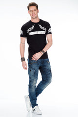 CT379 T-shirt da Uomo dal Taglio Slim Fit