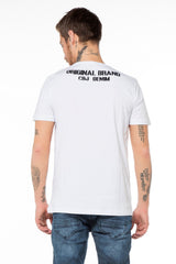 CT413 T-shirt Maschile con Stampa Frontale