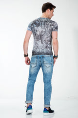 CT438 T-shirt Maschile Taglio Slim Fit