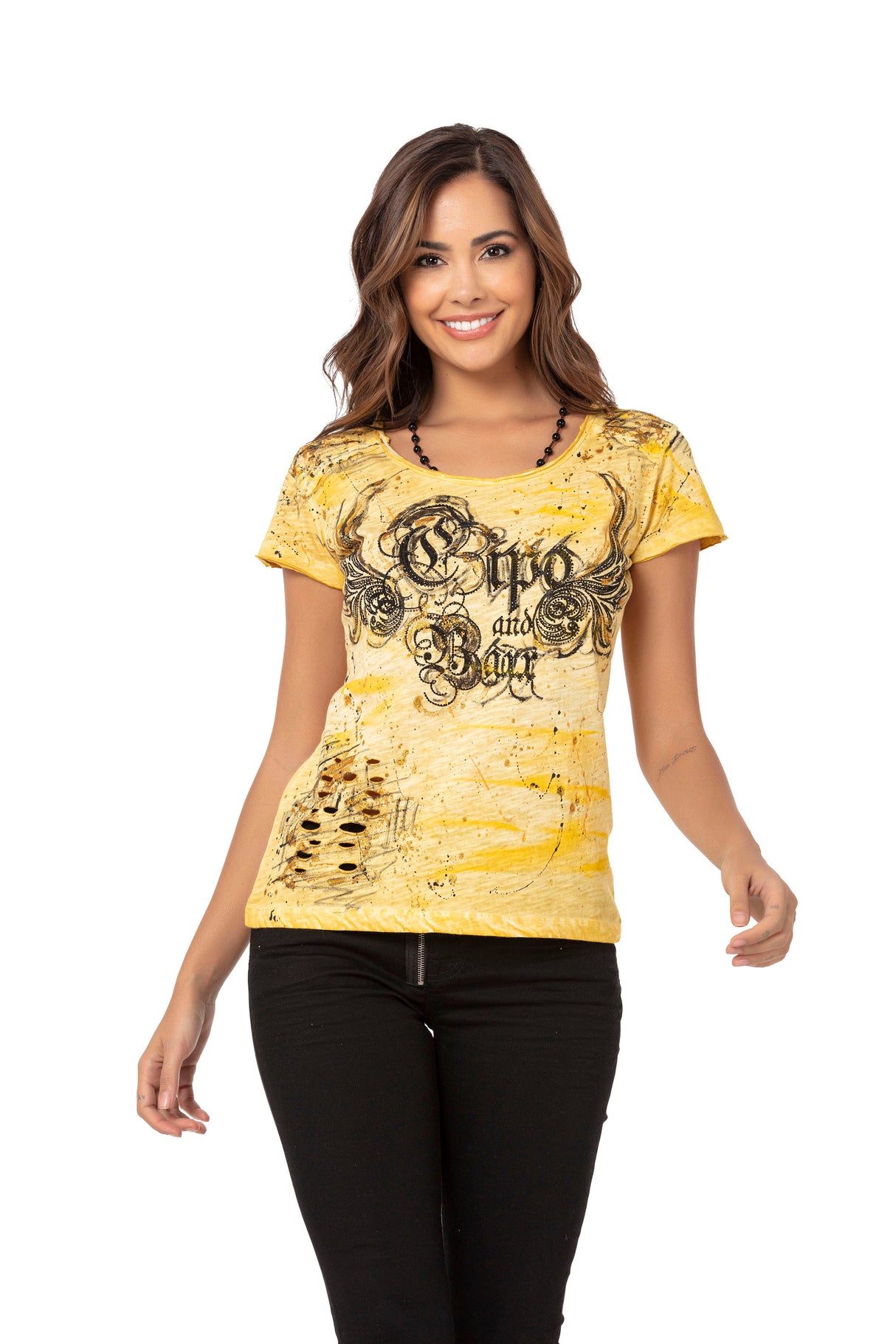 WT324 women T-shirt in an extravagant look