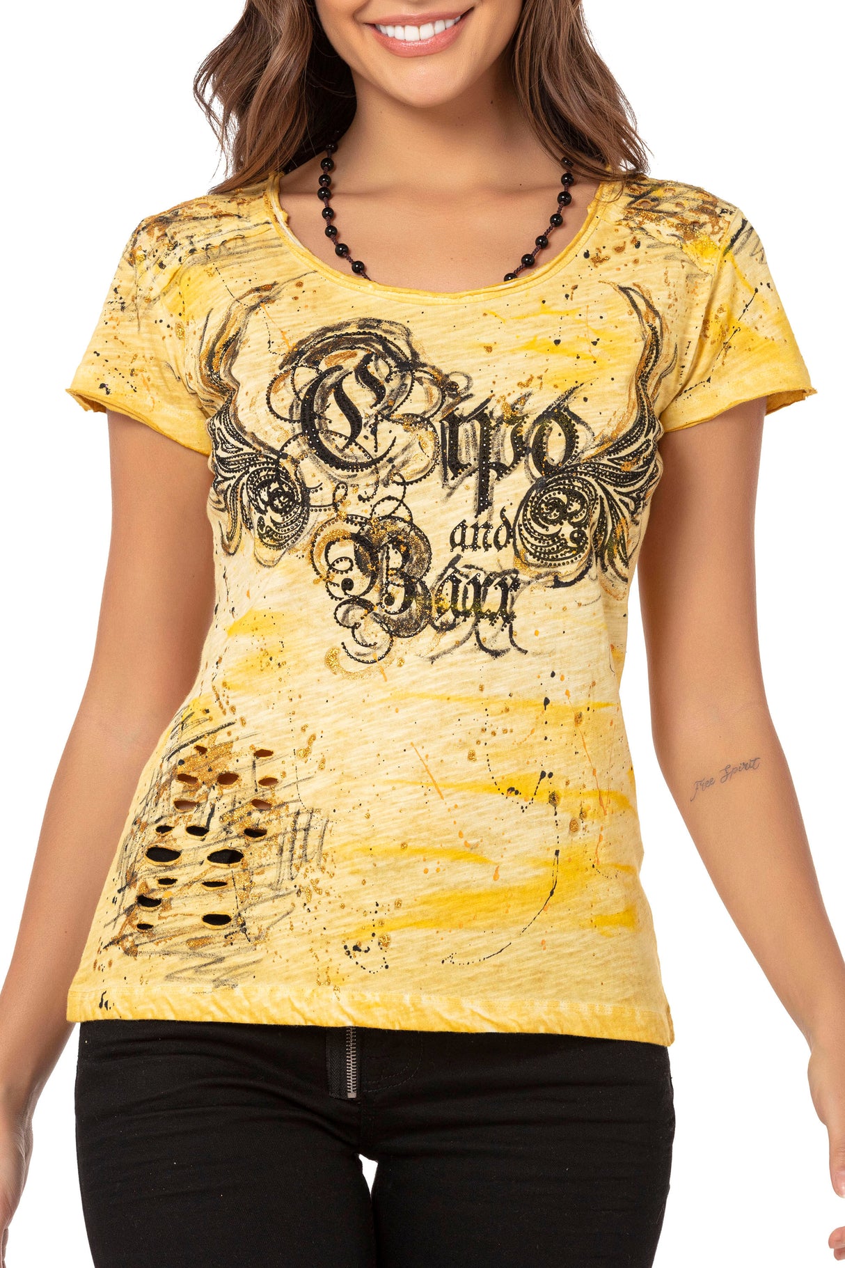 WT324 women T-shirt in an extravagant look