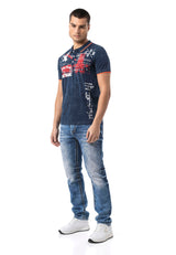 CT795 t-shirt męski z nadrukiem