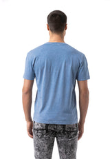 CT808-Herren T-Shirt im Relax Fit mit Waschung und Patch