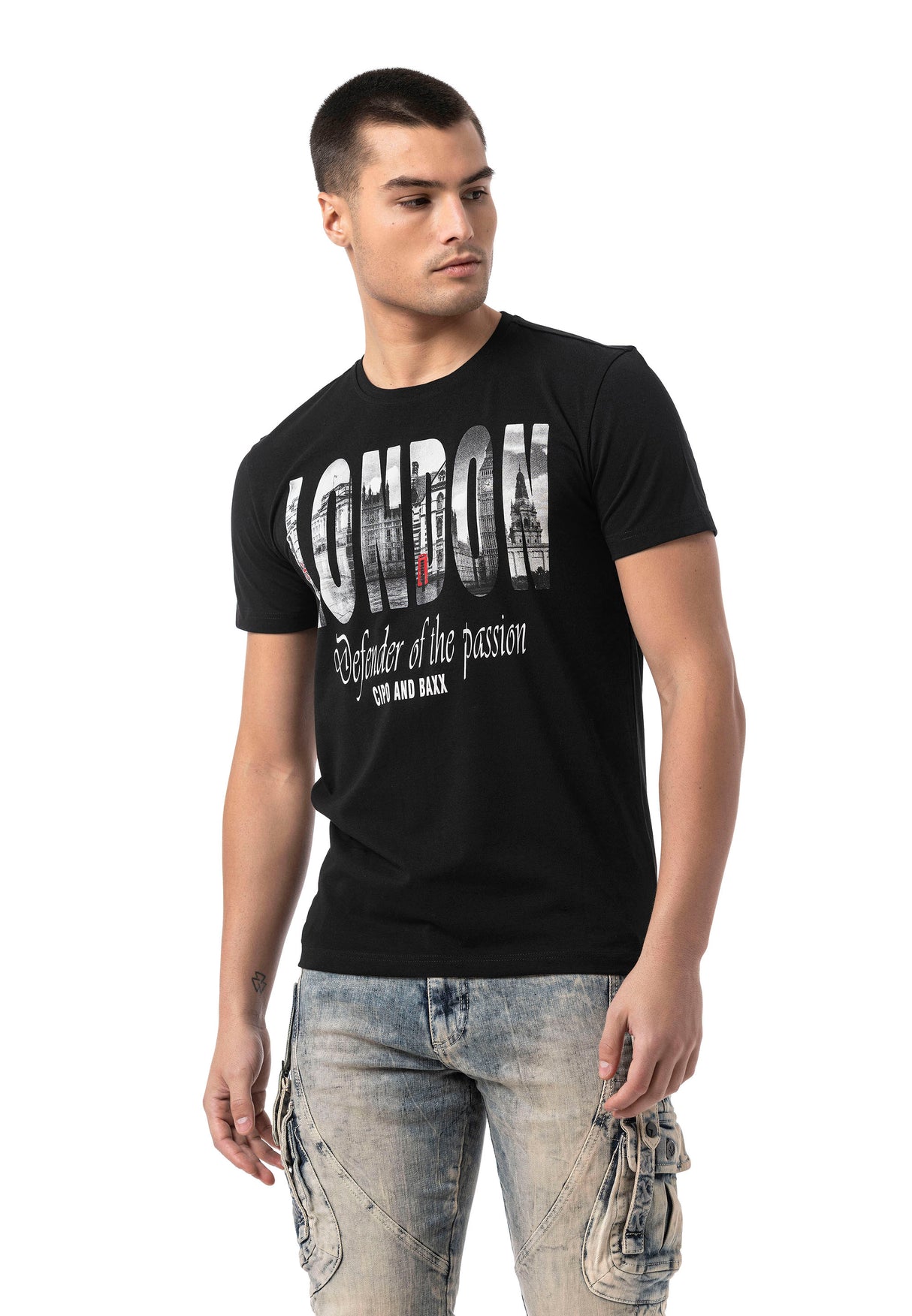 CT826 t-shirt męski LONDON