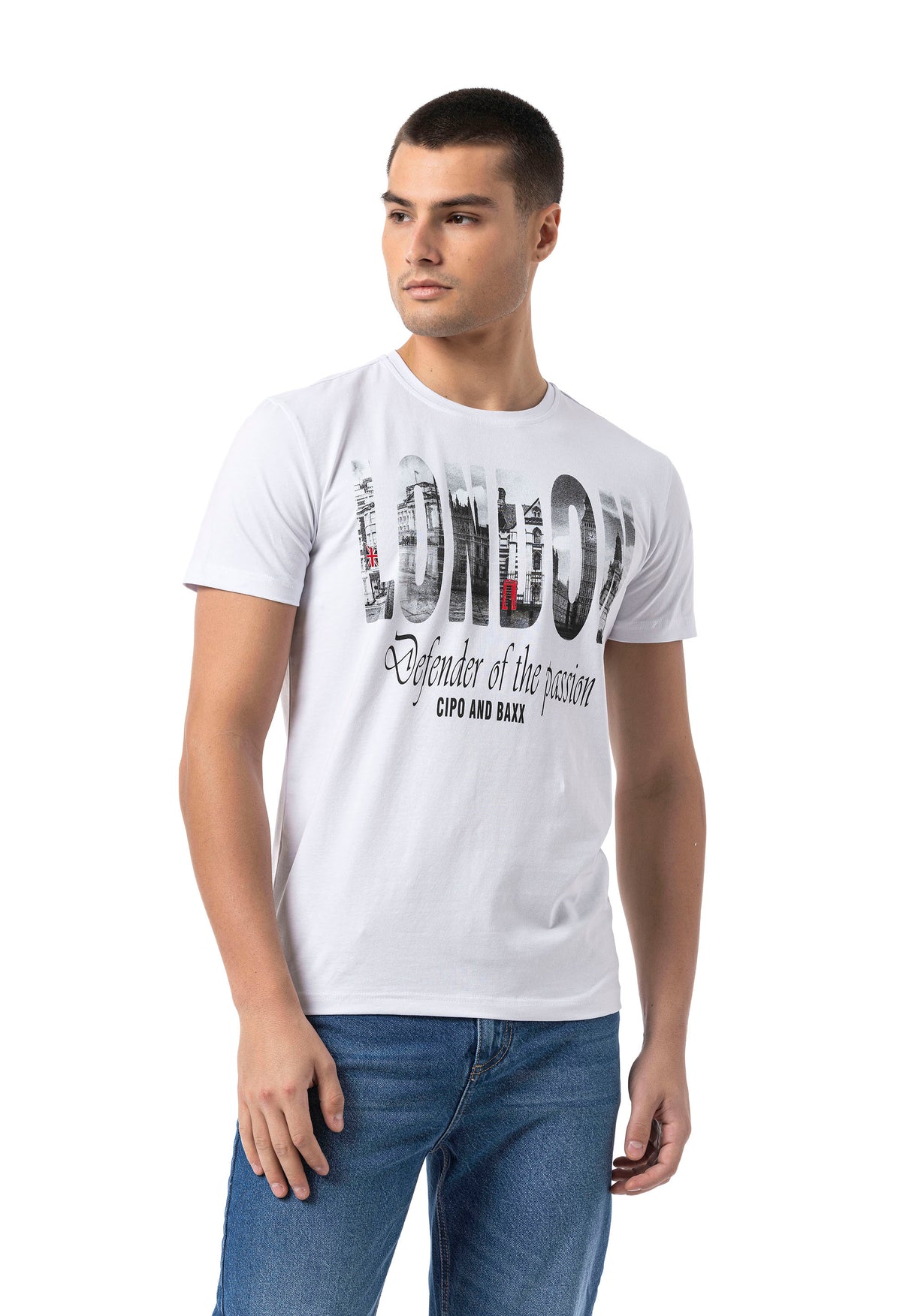 CT826 t-shirt męski LONDON