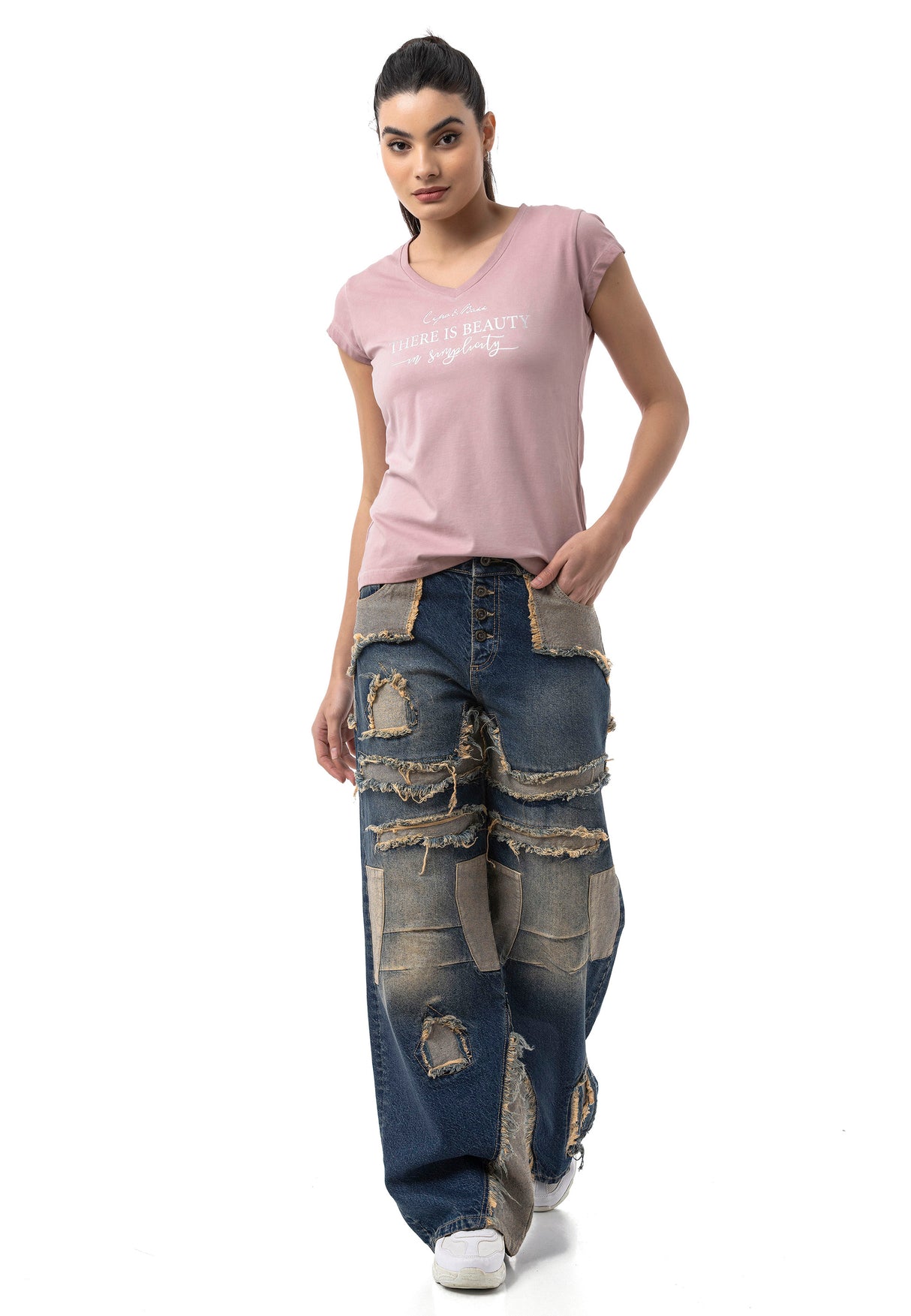 WT396 T-shirt damski