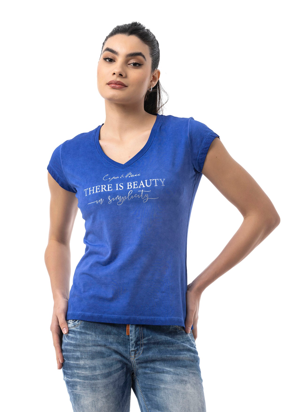 WT396 T-shirt damski