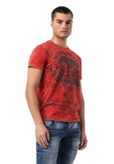 CT813 Mężczyźni T-Shirt z fajnym nadrukiem motocykla