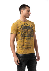 CT813 Mężczyźni T-Shirt z fajnym nadrukiem motocykla