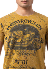 CT813 Mężczyźni T-Shirt z fajnym nadrukiem motocykla