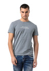 CT827-Men's T-Shirt with Crew Neck in Regular Fit