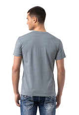 CT827-Men's T-Shirt with Crew Neck in Regular Fit