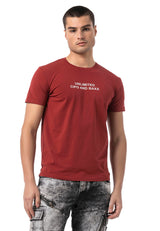CT827-Men's T-Shirt with Crew Neck in Regular Fit