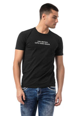 CT827-Men's T-Shirt with Crew Neck in Regular Fit