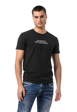 CT827-Men's T-Shirt with Crew Neck in Regular Fit