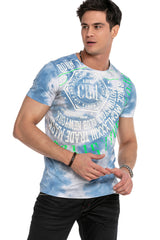 Camiseta para hombres CT614 con un patrón Batik de moda