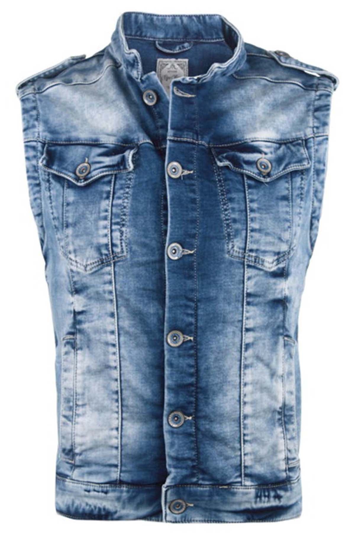 Jeans maschile CW103 con un lavaggio sottile