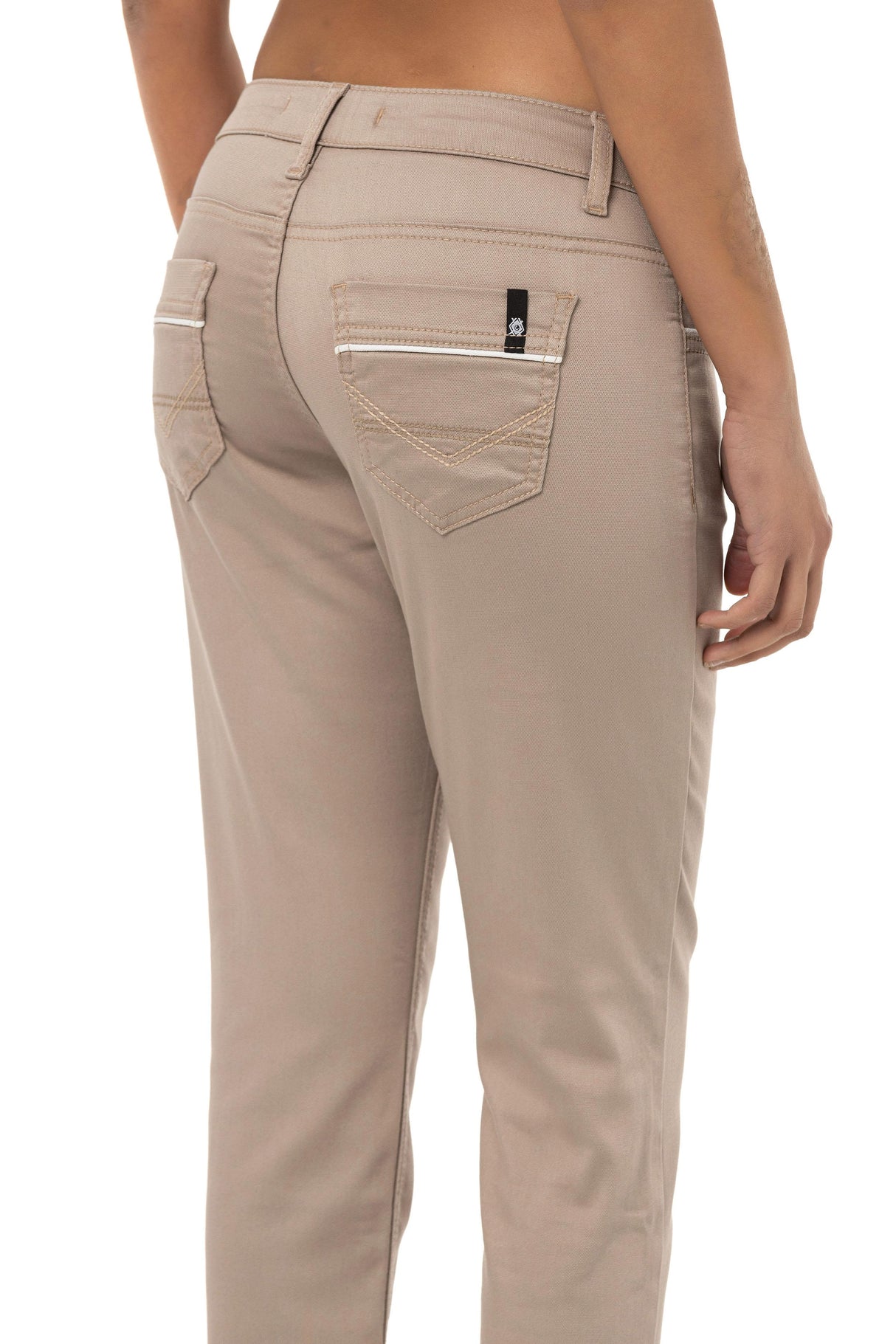 WD256B Pantalon femme look uni