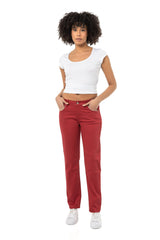 WD256B Pantalon femme look uni