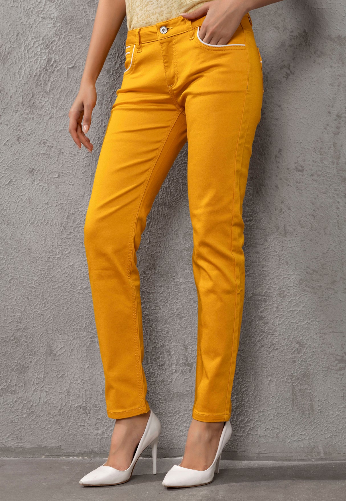 WD256B Jeans da Donna in Colore Unico