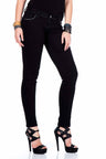 WD325 Women Jeans con elegantes bordados de piedra