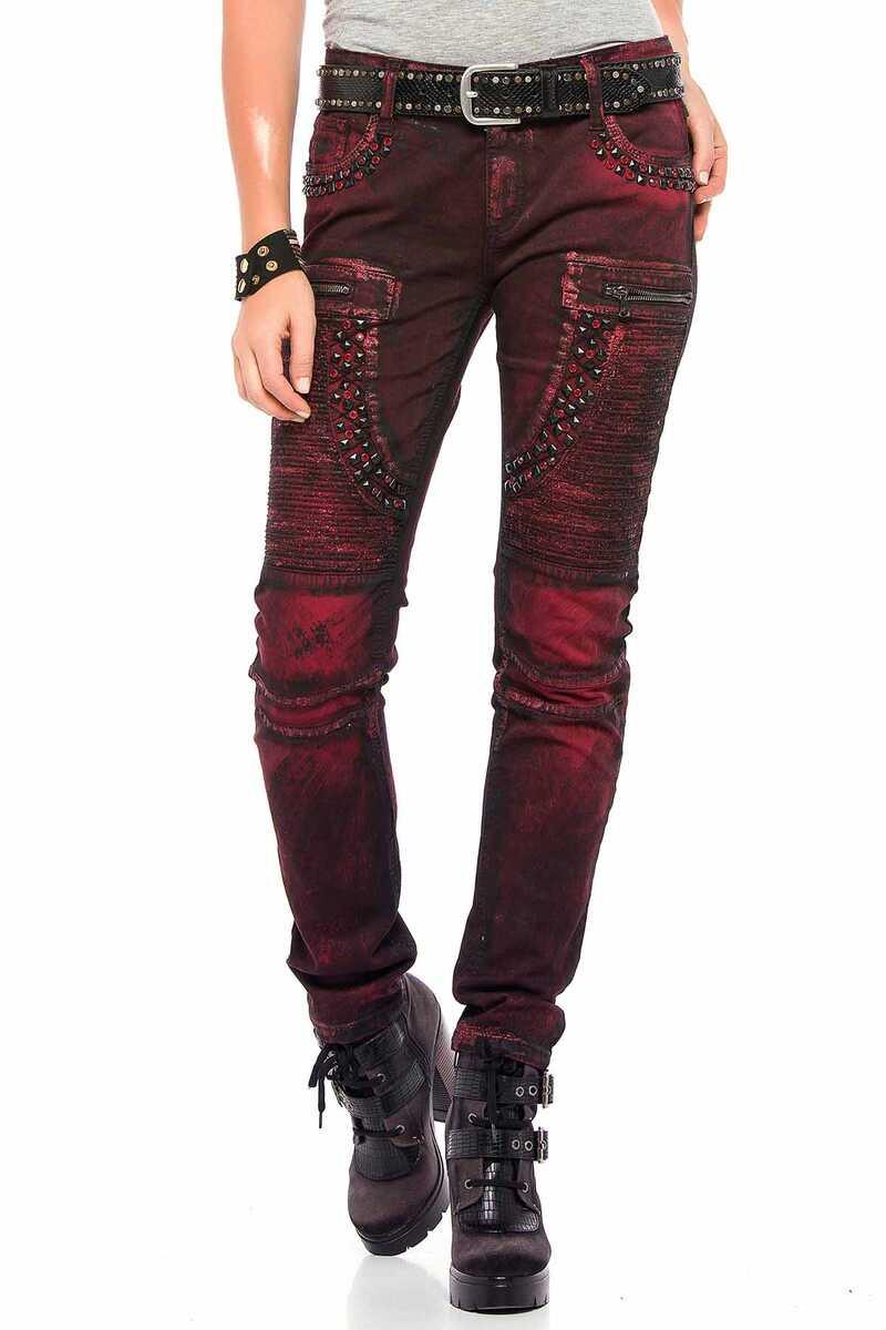 WD388 jeansy damskie slim fit