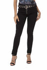 WD444 women Slim-Fit jeans in a figure-hugging Slim fit cut