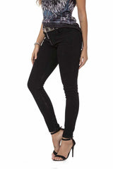 WD444 women Slim-Fit jeans in a figure-hugging Slim fit cut