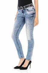 WD459 women Slim-Fit jeans in a modern look