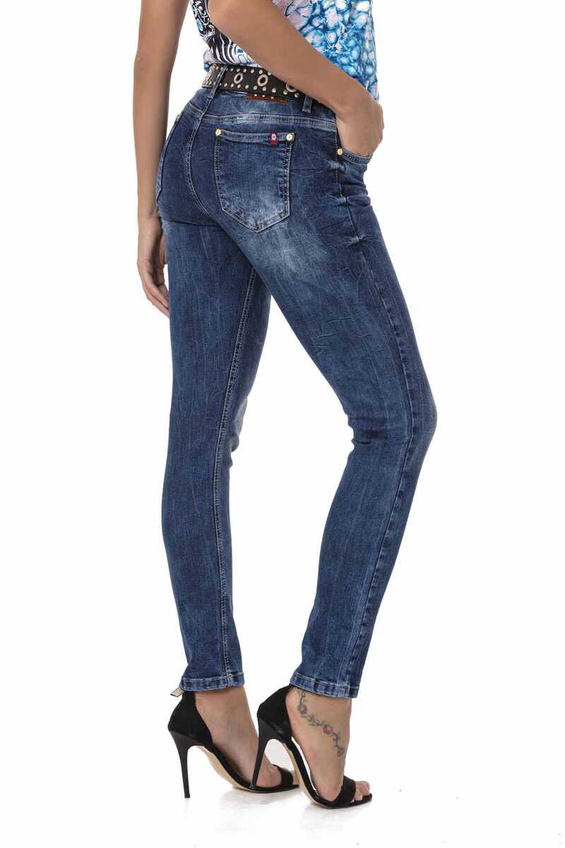 WD461 Women Slim-Fit Dżinsy w swobodnym wyglądzie