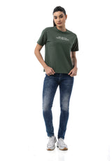 WD461 jeansy damskie w prostym stylu